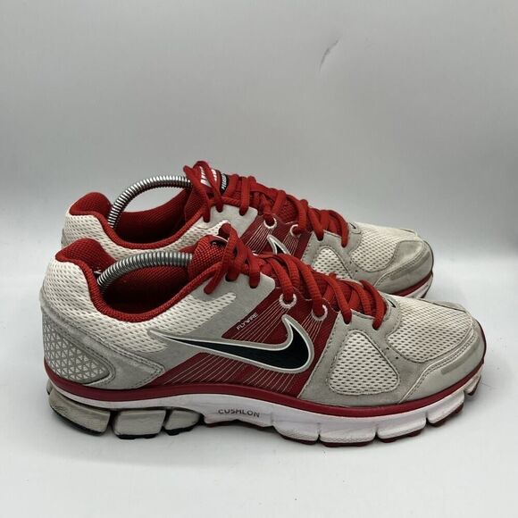 Nike Zoom Pegasus 28 Red/White Mens Size 8.5 Mesh Running Athletic Sneakers Shoe - Picture 1 of 12